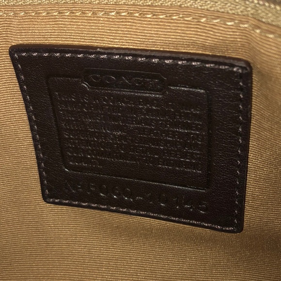 Vintage Coach Signature Optic C Brown and Tan Bag - Picture 7 of 7